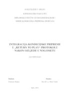Integracija kondicijske pripreme u "Return to play" protokolu nakon ozljede u nogometu