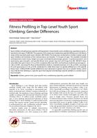 prikaz prve stranice dokumenta Fitness profiling in top-level youth sport climbing; gender differences