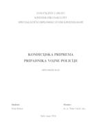 prikaz prve stranice dokumenta Kondicijska priprema pripadnika vojne policije