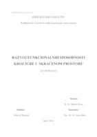 prikaz prve stranice dokumenta Razvoj funkcionalnih sposobnosti kroz igre u skraćenom prostoru