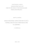 prikaz prve stranice dokumenta Kineziterapijski aspekti bolnih stanja i tehnika disanja kod profesionalnih glazbenika