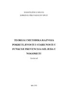 prikaz prve stranice dokumenta Teorija i metodika razvoja pokretljivosti i stabilnosti u funkciji prevencija ozljeda u nogometu