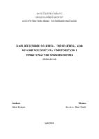 prikaz prve stranice dokumenta Razlike između startera i ne startera kod mladih nogometaša u motoričkim i funkcionalnim sposobnostima