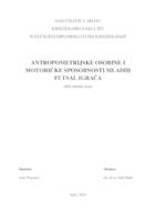 prikaz prve stranice dokumenta Antropometrijske osobine i motoričke sposobnosti mladih futsal igrača