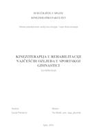 prikaz prve stranice dokumenta Kineziterapija u rehabilitaciji najčešćih ozljeda u sportskoj gimnastici