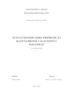 prikaz prve stranice dokumenta Sustavi kondicijske pripreme za razvoj brzine i agilnosti u nogometu