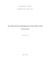 prikaz prve stranice dokumenta Kondicijska priprema nogometnih vratara