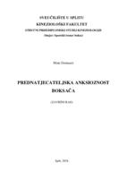 prikaz prve stranice dokumenta Prednatjecateljska anksioznost boksača