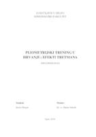 prikaz prve stranice dokumenta Pliometrijski trening u hrvanju, efekti tretmana