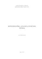 prikaz prve stranice dokumenta Kineziološka analiza stolnog tenisa