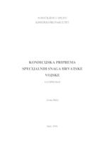 prikaz prve stranice dokumenta Kondicijska priprema specijalnih snaga Hrvatske vojske 